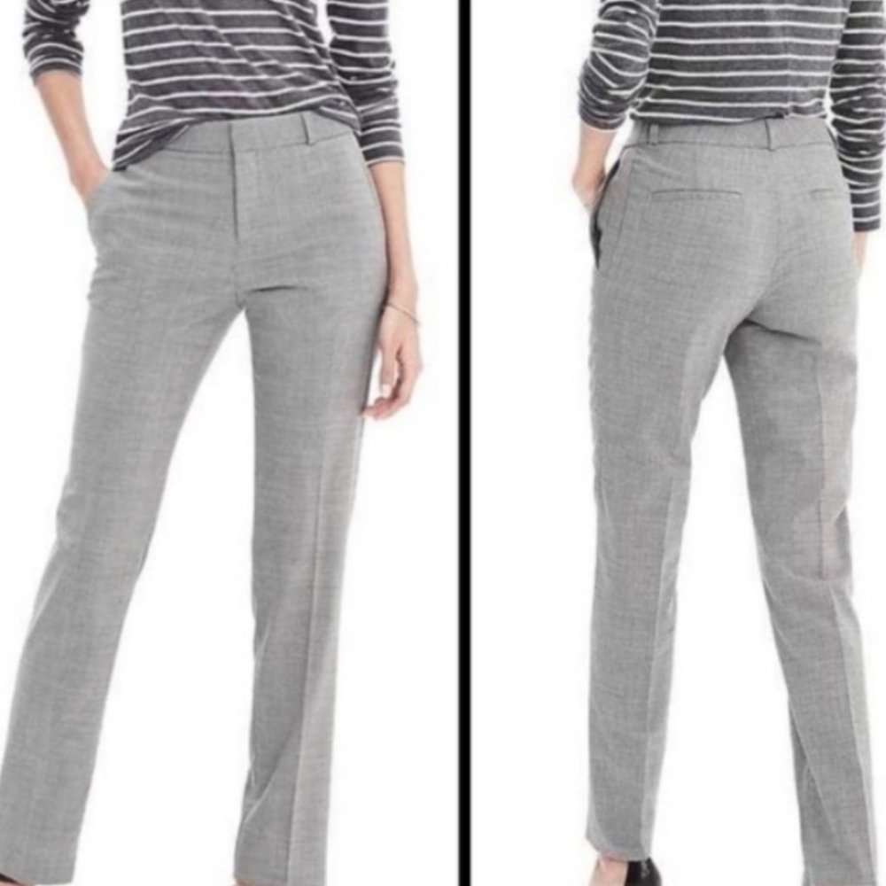 Banana Republic Wool blend  Warm Lined Straight Leg trouser Soft Gray